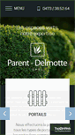 Mobile Screenshot of parent-delmotte.be