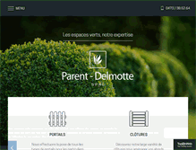 Tablet Screenshot of parent-delmotte.be